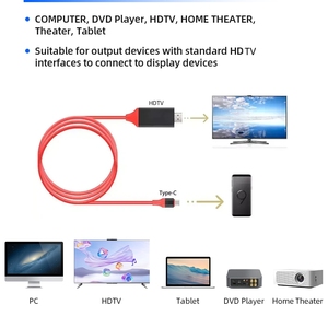 <span class=keywords><strong>สาย</strong></span>วิ<span class=keywords><strong>ด</strong></span>ีโอ4K สำหรับโทรศัพท์<span class=keywords><strong>แอ</strong></span><span class=keywords><strong>น</strong></span><span class=keywords><strong>ด</strong></span><span class=keywords><strong>รอย</strong></span>ด์ไปยังทีวี<span class=keywords><strong>สาย</strong></span>เคเบิล <span class=keywords><strong>HDTV</strong></span> แจ็กเก็ต PVC พร้อม Type-C สำหรับโฮมเธียเตอร์และคอมพิวเตอร์/เครื่องเล่<span class=keywords><strong>น</strong></span><span class=keywords><strong>ด</strong></span>ีวีดี - Product Image 3