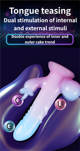 Dildo vibrant de haute qualité, directement de l'usine, dildo lumineux, pénis en chair souple réaliste, artefact de défense personnelle féminine <span class=keywords><strong>avec</strong></span> fonction de poussée - Product Image 2