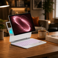Clavier Magique avec Trackpad et Rétroéclairage RGB pour Xiaomi Pad 9 11.2 " 2026, Clavier Magique à Adsorption Magnétique