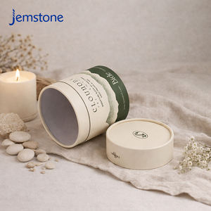 Emballage en tube de papier kraft durable pour bougies et bocaux en verre, avec un design éco-responsable - Product Image 5