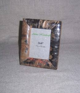 Cadre photo de luxe artisanal en bois de cèdre, thème bouddhiste, écologique, technique polie indienne, pour maison moderne et hôtel - Product Image 4