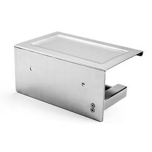 <span class=keywords><strong>AYT</strong></span> nuovi accessori bagno nero quadrato in acciaio inox carta igienica porta asciugamani con ripiano - Product Image 5