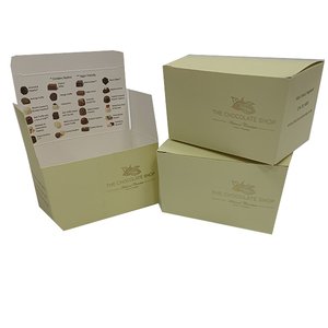 Caja <span class=keywords><strong>de</strong></span> Cartón Plegable en Forma <span class=keywords><strong>de</strong></span> Corazón Pequeño para Galletas, <span class=keywords><strong>Kitkat</strong></span> <span class=keywords><strong>y</strong></span> Chocolate, Impresión Personalizada <span class=keywords><strong>de</strong></span> Fábrica, Color Amarillo Claro - Product Image 1
