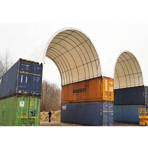 Abri de stockage en conteneur PVC fabriqué en Chine, pour entrepôt, équipement, stationnement, machine, auvent de protection solaire pour charbon - Product Image 5