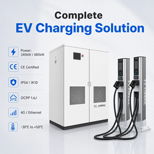 Nueva Solución de Carga para Vehículos Eléctricos de 480kW, Sistema de Carga en Grupo, Terminal de Carga CC de Montaje en Suelo, CCS2 Blanco - Product Image 4