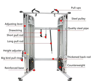 Gran oferta, equipo de gimnasio multifunción chino, máquina de entrenamiento de fuerza, máquina de entrenamiento multifuncional - Product Image 6