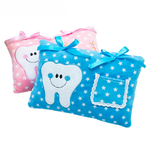 22CM Height PP Cotton Plush Comforter Stuffed <strong>Tooth</strong> <strong>Fairy</strong> <strong>Pillow</strong> &amp; Pouch Bag on Back Custom Unisex Gift - Product Image 1