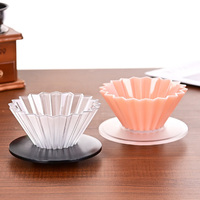 Coloré fait à la main café goutte à goutte filtre tasse maison petit gâteau résine goutteur PC verser sur café filtre tasse