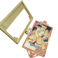 Épinglette de porte ouverte à charnière 3D-Sun Wukong Journey to the West Matt Gold Black Myth Sun Wu Kong Game Enamel Pin Badge Manufacture