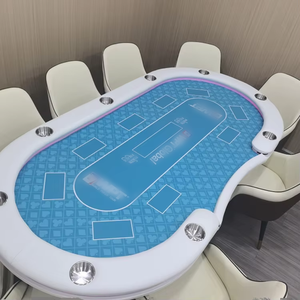 Mesa y Sillas de Póker Texas Hold'em de Alta Calidad Personalizadas Premium, Mesa de Póker Texas de Nuevo Diseño para Casino - Product Image 1