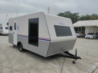 Mobil-home de luxe pour camping, caravane, camping-car, van, remorque de voyage, avec salon, chambre et salle de bain indépendants