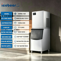 Machine à glace en flocons de 160 kg/jour avec certification CE, idéale pour la transformation de la viande, le refroidissement de la volaille, les hôtels et les restaurants