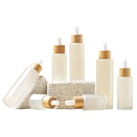 20ml 30ml 40ml 50ml 60ml 80ml 100ml compte-gouttes d'huile essentielle en verre givré écologique sérigraphié vert bleu ambre clair