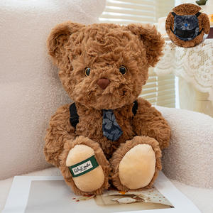 Oso de Peluche Clásico con Fieltro y Franela, Tela Súper Suave, Alivio del Estrés para Niños de 5 a 14 Años, Preparación Escolar - Product Image 3