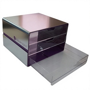 acrylic jewelry storage box display <b>stand</b> with drawer - Product Image 1