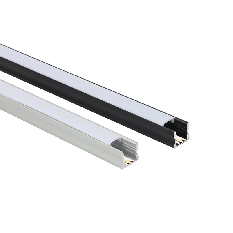 A1715 Hot Sale Black Heat Sink Channel LED Strips Light LED