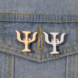 بروش للاكسسوارات والملابس مع رمز سيكولوجي حقيبة ظهر وشارة المينا دبابيس طية صدر للبيع بالجملة - Product Image 1