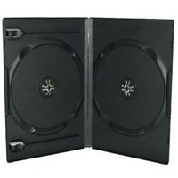 Boîtier DVD Blu-ray double plateau Digi 14mm avec logo Blu-ray intégré