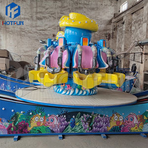 Atracciones de Autos Voladores para Parques de Diversiones - Equipo de Atracción de Acero y Fibra de Vidrio para Interiores/Exteriores, para Uso en Centros Comerciales, con Certificación CE - Product Image 6