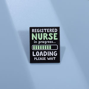Hemşire hemşire için tıbbi komik Metal pimler broşlar emaye yaka iğnesi özel kayıtlı hemşire yükleniyor - Product Image 3