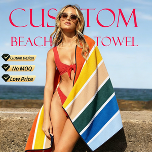 Serviettes <span class=keywords><strong>de</strong></span> <span class=keywords><strong>plage</strong></span> promotionnelles en microfibre, impression numérique, sublimation, textile d'été, serviettes <span class=keywords><strong>de</strong></span> <span class=keywords><strong>plage</strong></span> séchant rapidement, serviettes <span class=keywords><strong>de</strong></span> <span class=keywords><strong>plage</strong></span> rayées - Product Image 1