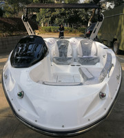 Luxe 15Ft 6 personnes conception de bateau de vitesse 6 personnes loisirs 4.8M conception de sol haut de gamme moteur hors-bord Mini Yacht à vendre