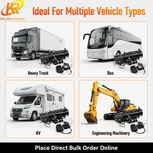 <span class=keywords><strong>Chauffe</strong></span>-<span class=keywords><strong>eau</strong></span> diesel compact et léger OkyRie WH-15B 15KW 12V 24V pour grand camping-car, autocar et camion lourd - Product Image 5
