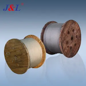 Julisling Contacted Steel Cable 6*24S+7FC 6*36WS+IWR 6*49SWS+IWR High Carbon Customized Smooth Galvanized Customer GB Steel Wire