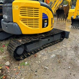 Miniexcavadora de segunda mano KOMATSU PC55, máquina usada de calidad, capacidad de 5 toneladas con motor central, caja de cambios y componentes de rodamiento - Product Image 5