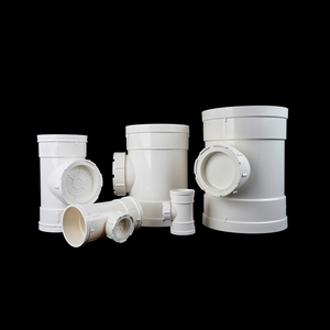 Chất lượng cao 50-200mm trắng PVC-U 3 cách TEE Ống lắp PP nhựa <span class=keywords><strong>uPVC</strong></span> ỐNg Lót đường ống nước - Product Image 6