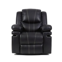 Fauteuil de cinéma maison, siège de théâtre, fauteuil inclinable européen, fauteuil inclinable de salon, coussin en cuir, canapé de massage