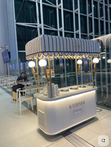 Hot <strong>Selling</strong> Retail Cart <strong>Food</strong> Movable Display <strong>Stand</strong> for Sale - Product Image 5