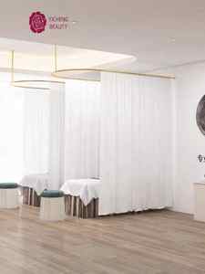 Yicheng beauté Salon de beauté <span class=keywords><strong>rideau</strong></span> de séparation longue tige de <span class=keywords><strong>Support</strong></span> en forme de U mural en forme de U <span class=keywords><strong>dressing</strong></span> cadre de <span class=keywords><strong>Support</strong></span> - Product Image 6