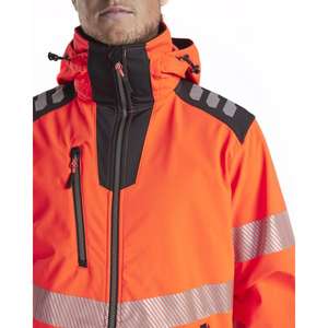 BLAKLADER - 4491251355995XL Veste softshell haute visibilité Rouge/Noir-EAN 7330509904732 HI-VIS WORKWEAR - Product Image 4