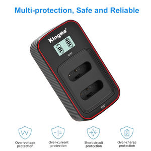 KingMaแบบชาร์จไฟได้แบตเตอรี่ลิเธียมNP-BX1 (2 Pack) dual Micro USB ChargerสำหรับSONY RX100 M2 RX100 II RX100III - Product Image 2