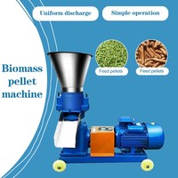 Équipement agricole compact, pelletiseur d'aliments pour bétail avec moteur de 4 kW pour le traitement des aliments pour bovins, ovins et caprins, production de 65 kg