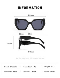 Gafas <span class=keywords><strong>de</strong></span> <span class=keywords><strong>Sol</strong></span> <span class=keywords><strong>de</strong></span> ojo <span class=keywords><strong>de</strong></span> gato superventas <span class=keywords><strong>para</strong></span> mujer UV400 <span class=keywords><strong>lentes</strong></span> inastillables PC gafas <span class=keywords><strong>de</strong></span> <span class=keywords><strong>sol</strong></span> ciclismo pesca viajar - Product Image 5
