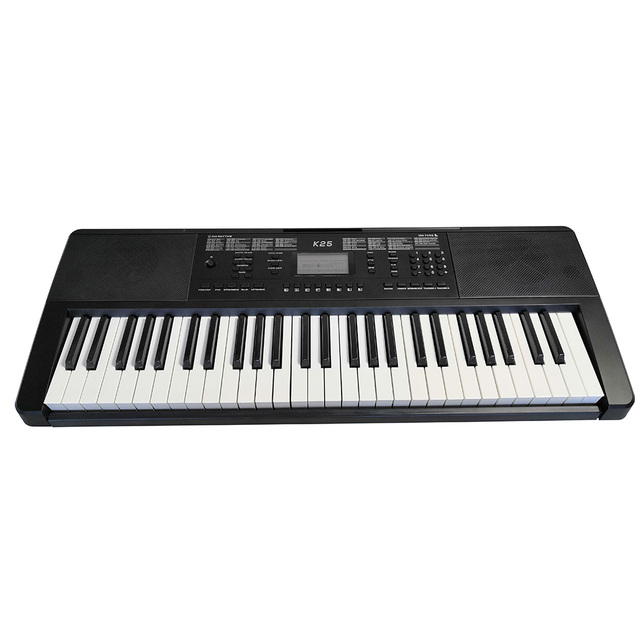 AIERKE K25 Professional Portable 54-Key Electronic Keyboard with LCD Display for Beginners-Kids