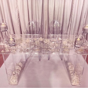 High Quality Durable Modern Clear Acrylic Waterproof <b>Foldable</b> Coffee <b>Table</b> for Home Living Room and Office Use - Product Image 3