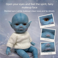 Poupée Ava-tar Rebirth transfrontalière très vendue, peau 3D peinte à la main, figurine de bébé réaliste en silicone exquise