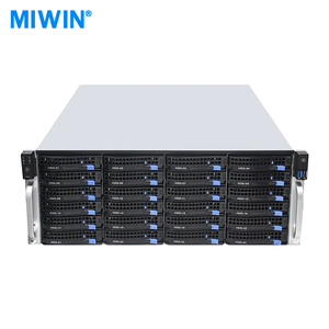Chasis de Expansión de Discos Duros MIWIN Personalizado de 4U y 24 Bahías para Discos de 3.5 Pulgadas, SAS de 12 Gbps, Intercambio en Caliente, JBOD SAS de 24 Discos para Almacenamiento - Product Image 1