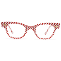 Monture de lunettes de mode européenne et américaine, lunettes plates, lunettes rétro à motif à carreaux, peuvent être associées à des verres pour myopie