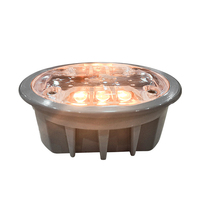LS-09A Solarbetriebener Straßenmarkierer IP68 Wasserdicht 30T Druckbeständig 6LED Verkehrssicherheitsmarkierungsleuchte mit bis zu 500m Sichtbarkeit