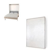 Lit Murphy de haute qualité pour chambre à coucher, appartement, hôtel, lit pliant de luxe sur mesure avec armoire de rangement