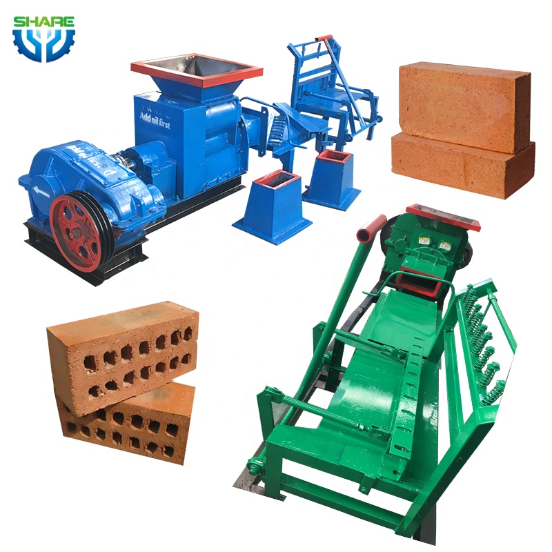 Red Clay Brick Making Machinery Professional Equipment Brick Machine Making Automatic Soil Block Making Machine