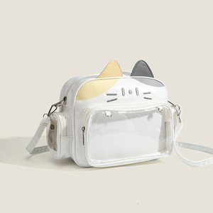 Sac à dos Ita Bag en cuir PU rose fantaisiste de style Lolita, imprimé fleurs de cerisier, cœur, sac Ita pour streetwear et cosplay - Product Image 2