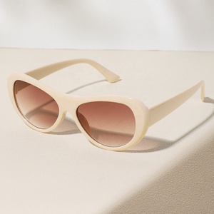 RTS Trendy Full Rim Cat Eye Lunettes de soleil pour femmes hommes UV400 Optical PC Black Shades Cute Sexy Unisex Fashion Eyewear - Product Image 6