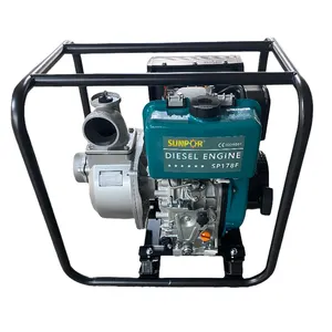 5hp Portable Diesel Engine Water Pump Set High Pressure Self-priming Centrifugal Pump Price Electric 3 Inch