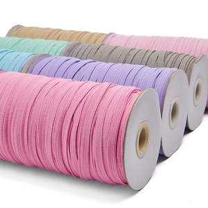 Màu Dệt 6Mm Ngựa Đi Bộ Ban Nhạc Đàn Hồi Phụ Kiện Cho Máy Tính Xách Tay Quan hệ Quà Tặng Hành Lý Phẳng Ban Nhạc Cao Su Dây Thừng Cho Nhà Dệt - Product Image 1