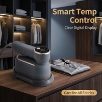 Défroisseur Vapeur Portable en Céramique pour Vêtements |   Alimentation électrique AC 1300W |   Réservoir d'eau de 130 ml |   Anti-chauffe à sec |   Plastique ménager